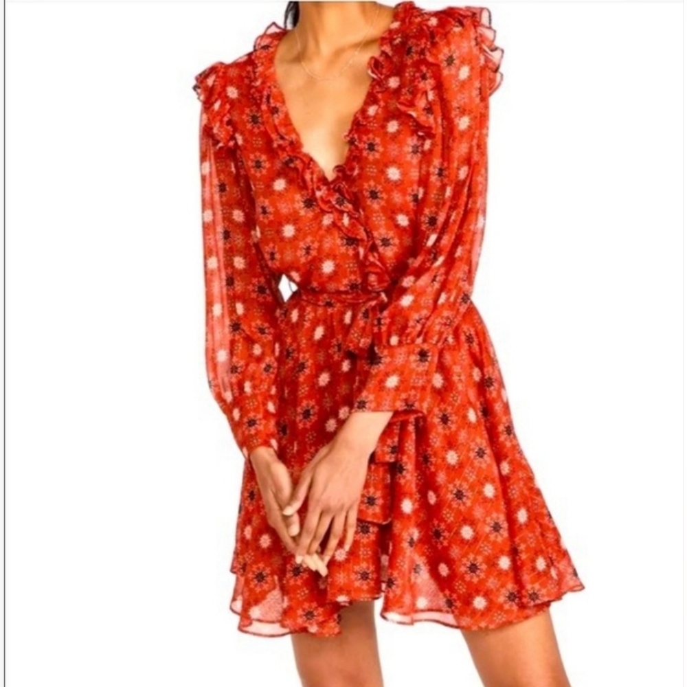 Misa Veruka Dress in Maravi Dots Large No Sash XL